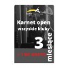 Karnet 3-miesięczny + 1 MC GRATIS! (na wszystkie kluby